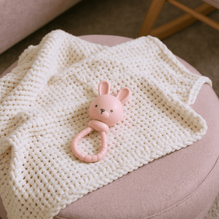 Itzy Ritzy - Itzy Ritzy - Pink Bunny Sweetie Rattle™ - Classy Rascals Boutique