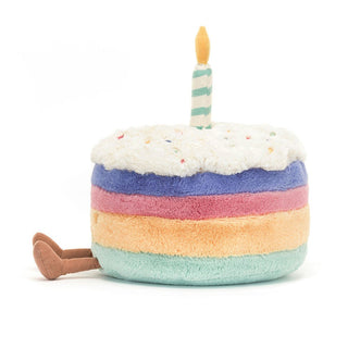 Jellycat - Jellycat Amuseables Rainbow Birthday Cake - Classy Rascals Boutique