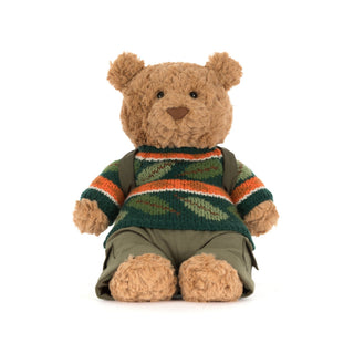 Jellycat Inc - Jellycat Bartholomew Bear Hiking Outfit - Classy Rascals Boutique