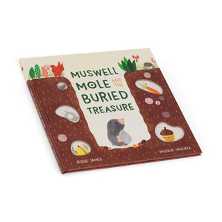 Jellycat - Jellycat Muswell Mole and the Buried Treasure Book - Classy Rascals Boutique