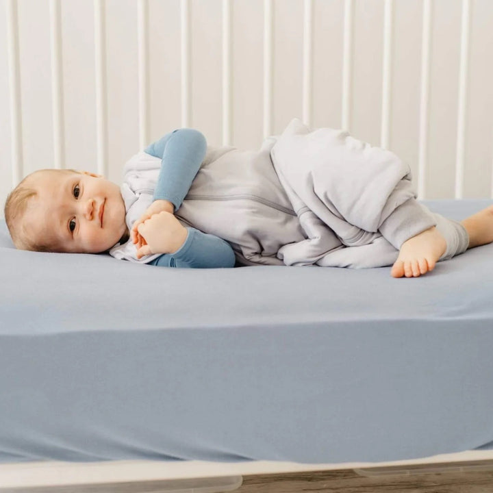 Kyte Baby Crib Sheet in Slate