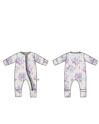 Lev Baby - Lev Baby Etta Ruffled Convertible Romper - Classy Rascals Boutique