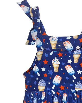 Lev Baby - Lev Baby Franklin Bow Dress - Classy Rascals Boutique