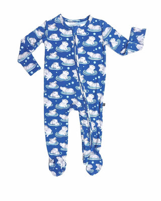 Lev Baby - Lev Baby Paul Zippered Footie - Classy Rascals Boutique