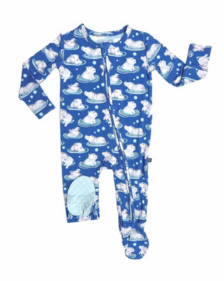 Lev Baby - Lev Baby Paul Zippered Footie - Classy Rascals Boutique