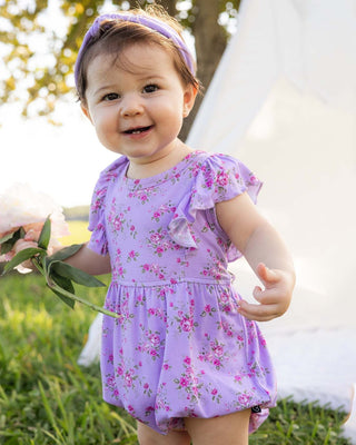 Lev Baby - Lev Baby Sylvie Bubble Romper - Classy Rascals Boutique