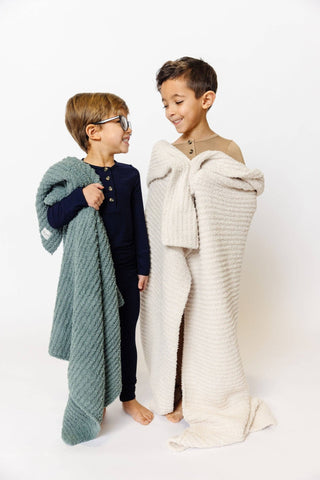 Lou Lou & Company - Lou Lou & Company - Chenille Blanket - Dune - Classy Rascals Boutique