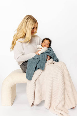 Lou Lou & Company - Lou Lou & Company - Chenille Blanket - Dune - Classy Rascals Boutique