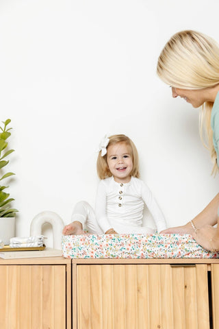 Lou Lou & Company - Lou Lou & Company - Millie Changing Pad Cover - Classy Rascals Boutique