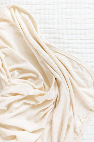 Lou Lou & Company - Lou Lou & Company - Quinn Ribbed Swaddle Blanket - Classy Rascals Boutique