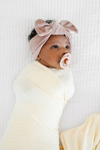 Lou Lou & Company - Lou Lou & Company - Quinn Ribbed Swaddle Blanket - Classy Rascals Boutique