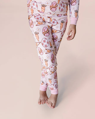 Lucky Panda Kids - Lucky Panda Kids - Bamboo Two Piece Set | Easter Hop - Classy Rascals Boutique