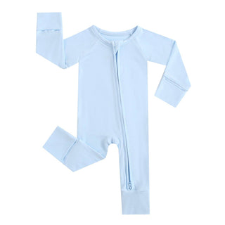 Luxie Charm - Luxie Charm - Dewdrop Zippered Baby Romper - Classy Rascals Boutique