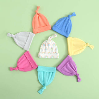Luxie Charm - Luxie Charm - Forever Rainbow Beanie Hat I NICU Friendly I Preemie & Up - Classy Rascals Boutique