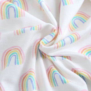 Luxie Charm - Luxie Charm - Forever Rainbow Zippered Romper I NICU Going Home Outfit - Classy Rascals Boutique