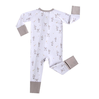 Luxie Charm - Luxie Charm - Little Lamb Zippered Baby Romper - Classy Rascals Boutique