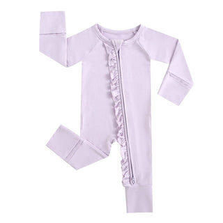 Luxie Charm - Luxie Charm - Ruffled Zippered Baby Romper for NICU & Preemies - Classy Rascals Boutique