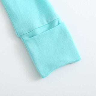 Luxie Charm - Luxie Charm - Turquoise Zippered Romper NICU Newborn Outfit - Classy Rascals Boutique