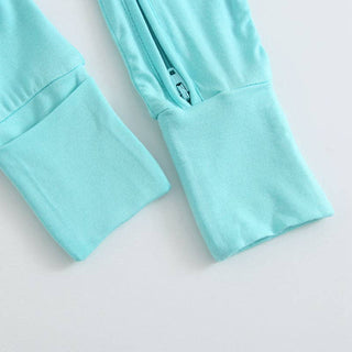 Luxie Charm - Luxie Charm - Turquoise Zippered Romper NICU Newborn Outfit - Classy Rascals Boutique