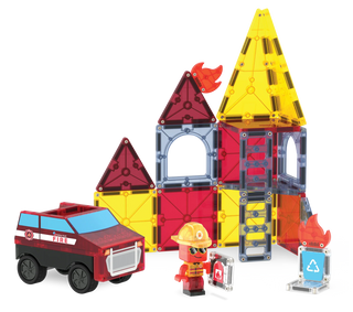 Magna - Tiles - Magna - Tiles - Fire Rescue 27 - Piece Set - Classy Rascals Boutique