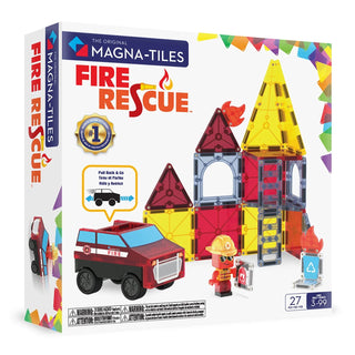 Magna - Tiles - Magna - Tiles - Fire Rescue 27 - Piece Set - Classy Rascals Boutique