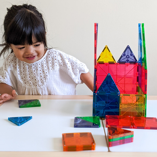 Magna - Tiles - Magna - Tiles - Magna - Tiles Clear Colors 32 - Piece Set - Classy Rascals Boutique