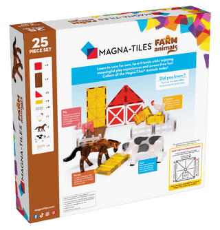 Magna-Tiles - Magna-Tiles - Magna-Tiles Farm Animals 25-Piece Set - Classy Rascals Boutique