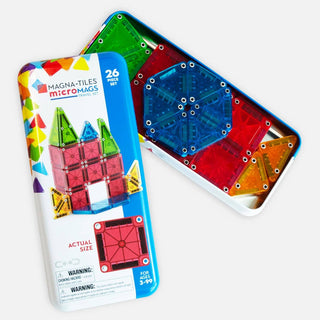 Magna - Tiles - Magna - Tiles - Magna - Tiles MicroMAGS 26 - Piece Travel Set - Classy Rascals Boutique