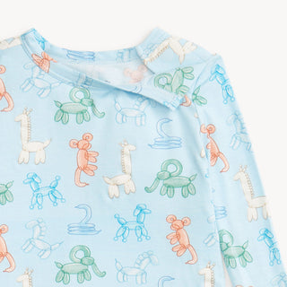 Magnetic Me - Magnetic Me Blue Party Animals Glow In The Dark Modal L/S PJ - Classy Rascals Boutique