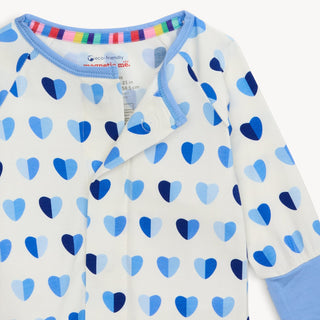 Magnetic Me - Magnetic Me Blue XOXO Modal Convertible Coverall - Classy Rascals Boutique