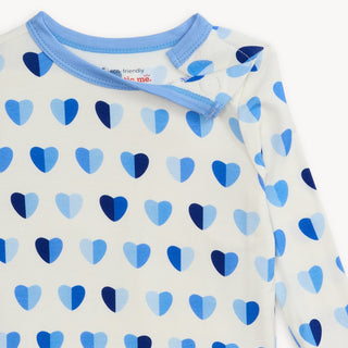 Magnetic Me - Magnetic Me Blue XOXO Modal L/S PJ - Classy Rascals Boutique