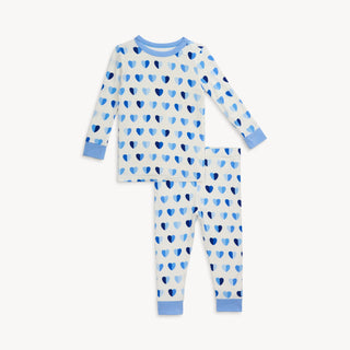 Magnetic Me - Magnetic Me Blue XOXO Modal L/S PJ - Classy Rascals Boutique