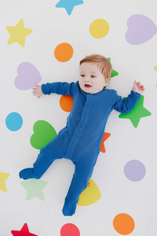 Magnetic Me - Magnetic Me Dark Blue Modal Footie - Classy Rascals Boutique