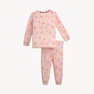 Magnetic Me - Magnetic Me Deep Chic Pink Modal L/S PJ - Classy Rascals Boutique