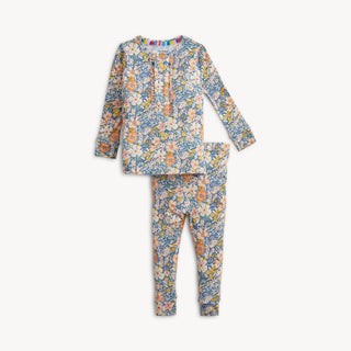 Magnetic Me - Magnetic Me Flora Modal Long Sleeve Ruffle Pajamas | Girls - Classy Rascals Boutique