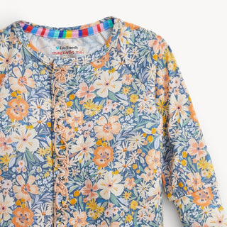 Magnetic Me - Magnetic Me Flora Modal Ruffle Convertible Coverall - Classy Rascals Boutique