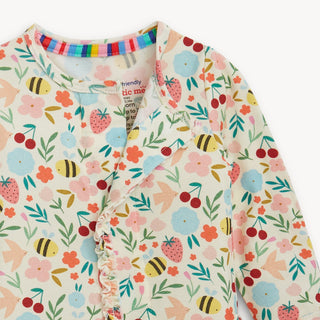 Magnetic Me - Magnetic Me Honey Blossom Modal Magnetic Convertible Coverall Ruffle - Classy Rascals Boutique