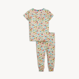 Magnetic Me - Magnetic Me Honey Blossom Modal Ruffle S/S PJ - Classy Rascals Boutique