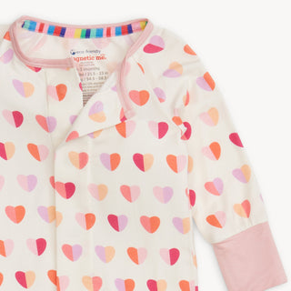 Magnetic Me - Magnetic Me Pink XOXO Modal Convertible Coverall - Classy Rascals Boutique