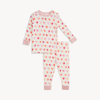 Magnetic Me - Magnetic Me Pink XOXO Modal L/S PJ - Classy Rascals Boutique