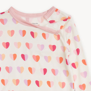 Magnetic Me - Magnetic Me Pink XOXO Modal L/S PJ - Classy Rascals Boutique