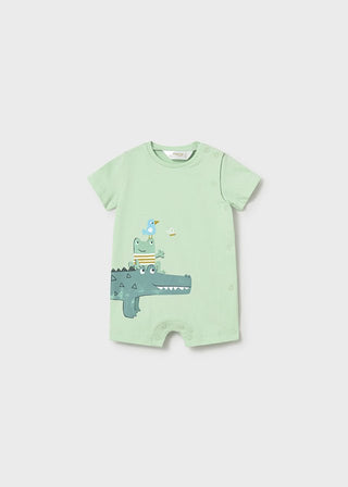 Mayoral - Mayoral Baby Boy Alligator Short Onesie - Classy Rascals Boutique