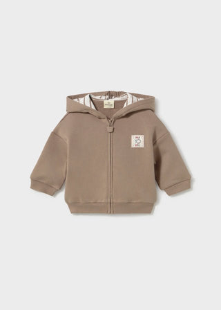 Mayoral - Mayoral Baby Boy Brown Hooded Pullover - Classy Rascals Boutique