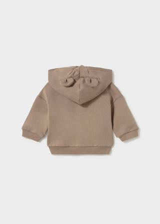 Mayoral - Mayoral Baby Boy Brown Hooded Pullover - Classy Rascals Boutique