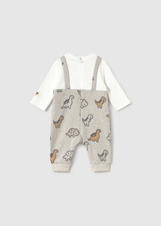 Mayoral - Mayoral Baby Boy Dinosaur Romper - Classy Rascals Boutique