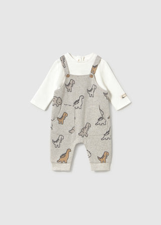 Mayoral - Mayoral Baby Boy Dinosaur Romper - Classy Rascals Boutique