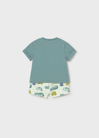 Mayoral - Mayoral Baby Boy Frog Short Trousers Set - Classy Rascals Boutique