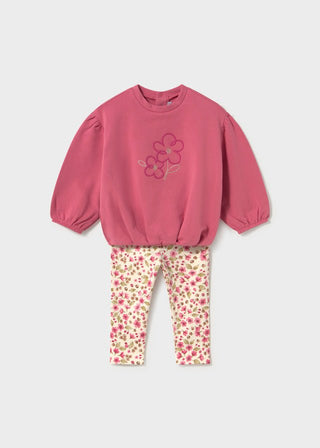 Mayoral - Mayoral Baby Girl Floral Pullover & Leggings Set - Classy Rascals Boutique