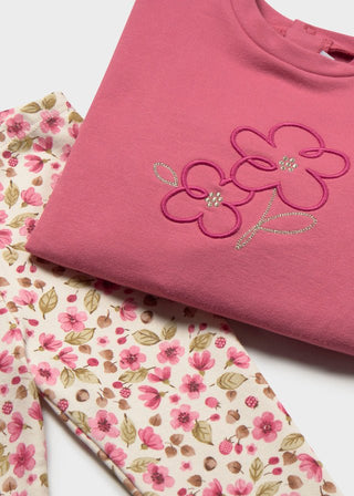 Mayoral - Mayoral Baby Girl Floral Pullover & Leggings Set - Classy Rascals Boutique