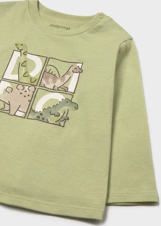 Mayoral - Mayoral Baby & Toddler Boy Long-Sleeve Dinosaur T-Shirt - Classy Rascals Boutique